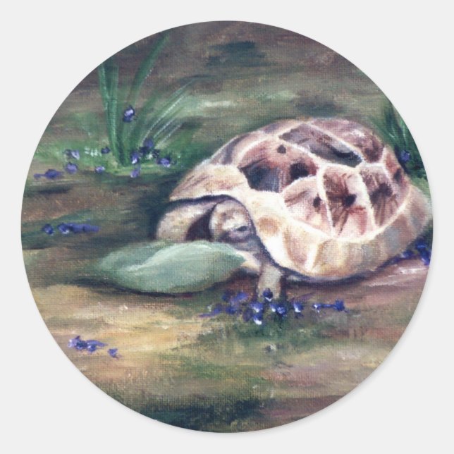 Rond Sticker Angel Tortoise (Devant)