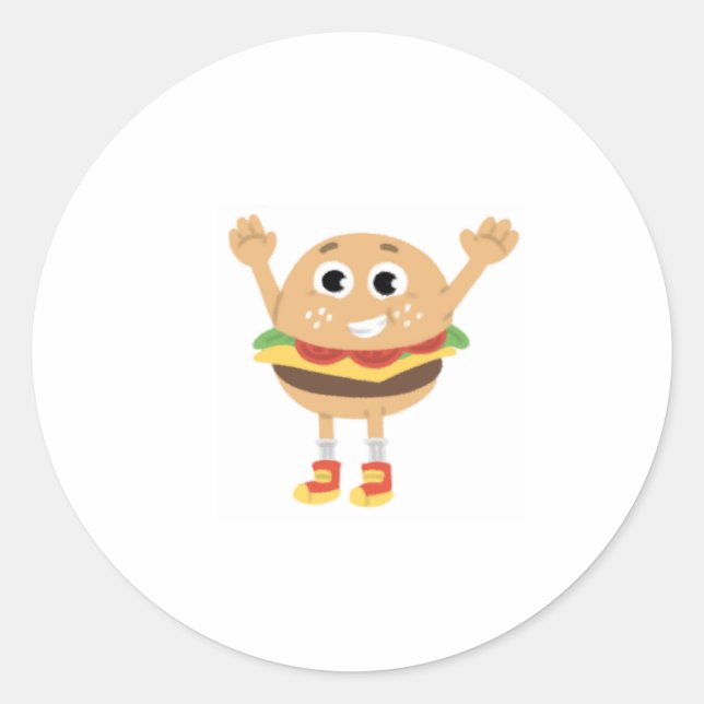 Rond Sticker Angus Burger (Devant)