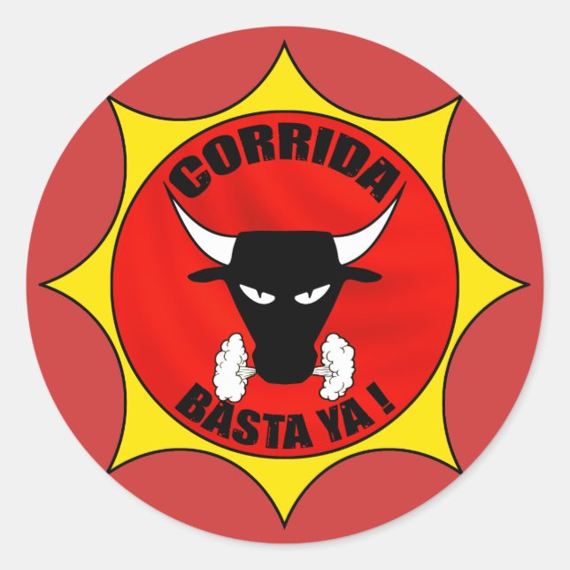 Rond Sticker anti-Corrida (Devant)