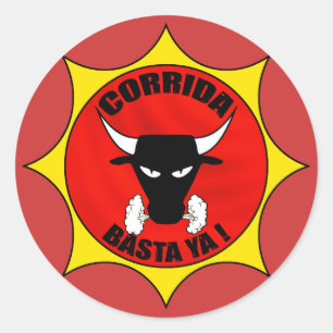 Rond Sticker anti-Corrida