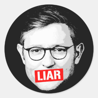 Rond Sticker anti-Mike Johnson