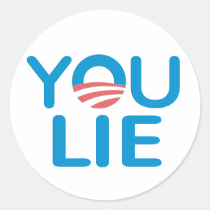 Rond Sticker Anti-Obama