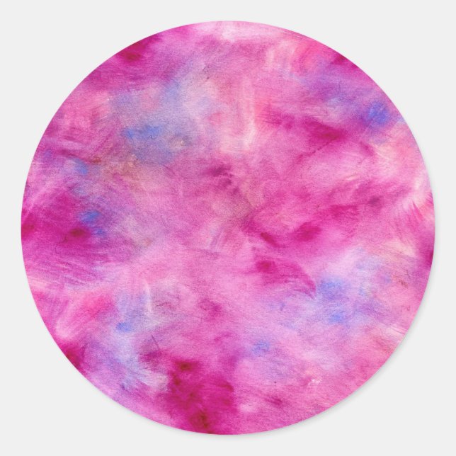 Rond Sticker aquarelle (Devant)