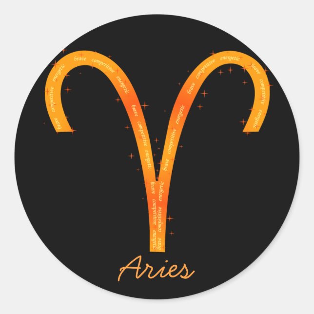 Rond Sticker Aries (Devant)