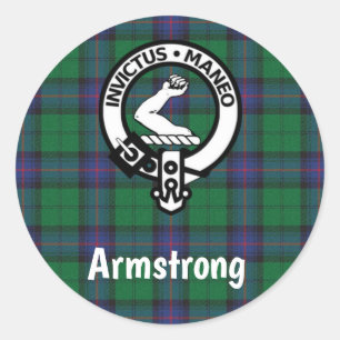 Rond Sticker Armstrong Clan