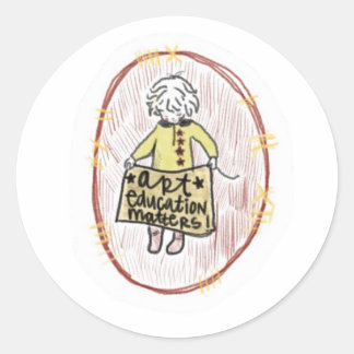 Rond Sticker Art Education Matters