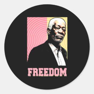 Rond Sticker Art Freedom Pop