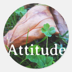Rond Sticker attitude