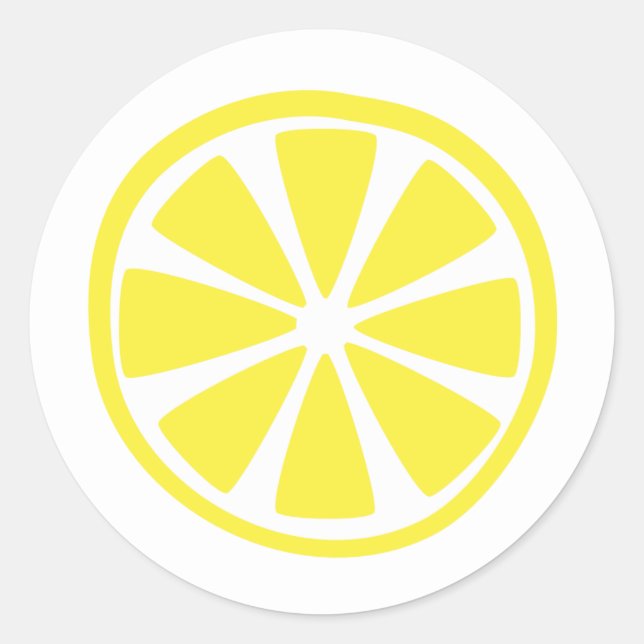 Rond Sticker au citron (Devant)