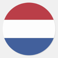 Sticker avec drapeau de Pays-Bas