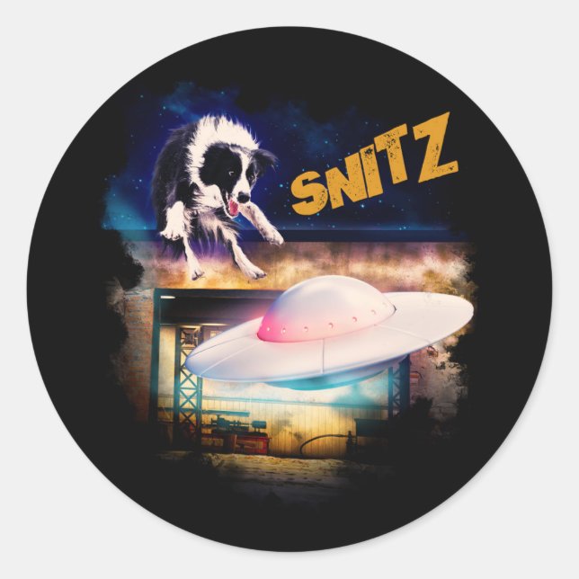 Rond sticker avec Snitz de Bob's Saucer Repair (Devant)