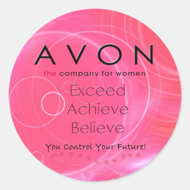 Rond Sticker AVON Believe (Devant)
