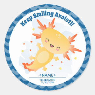 Rond Sticker Axolotl Classic