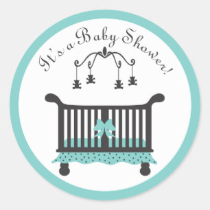Rond Sticker baby shower