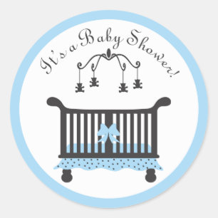 Rond Sticker baby shower