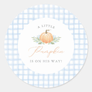 Rond Sticker baby shower   Un Petit Citrouille