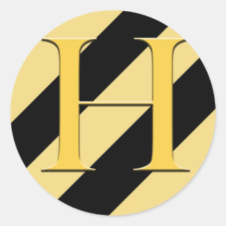 Rond Sticker Badger House