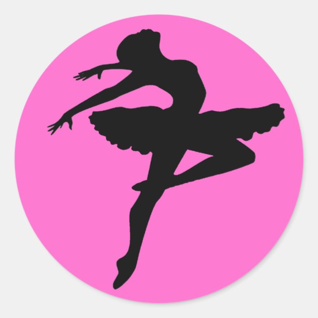 Rond Sticker Ballerina (Devant)