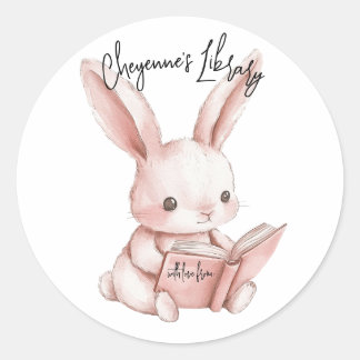 Rond Sticker Ballerina Bookplate pour Baby shower