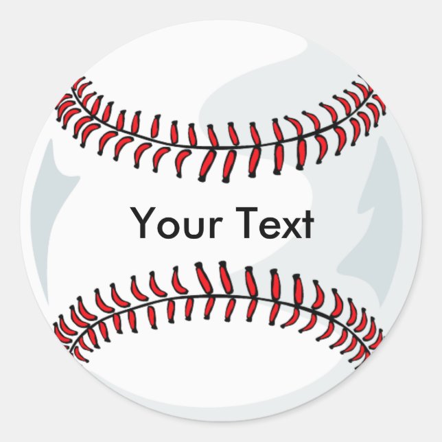 Rond Sticker - Baseball (Devant)