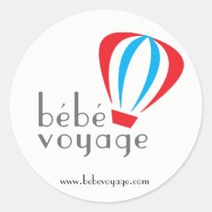 Rond Sticker Bebe Voyage