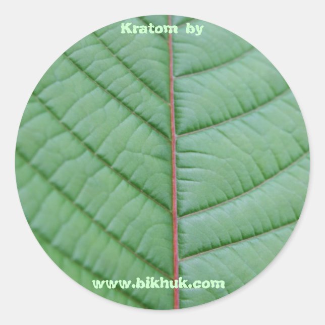 Rond Sticker Bikhuk Kratom (Devant)