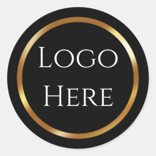 Rond Sticker Black and Gold tendance
