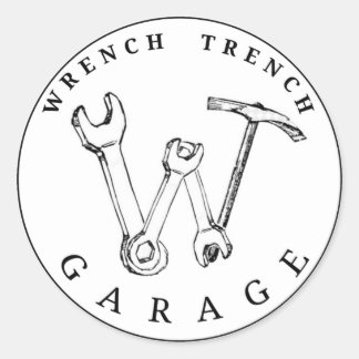 Rond Sticker blanc WTG