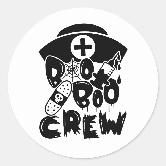 Rond Sticker Boo Crew (Devant)