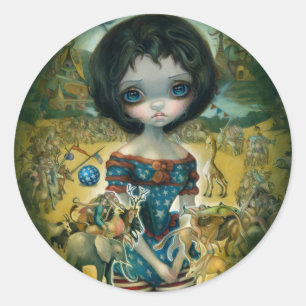 Rond Sticker "Bosch Circus"