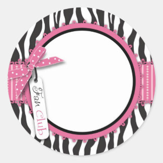Rond Sticker Boutique Chic