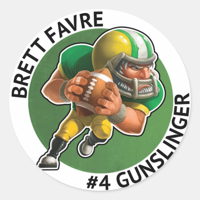 Rond Sticker Brett Favre (Devant)