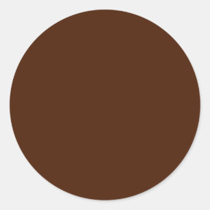 Rond Sticker Brown