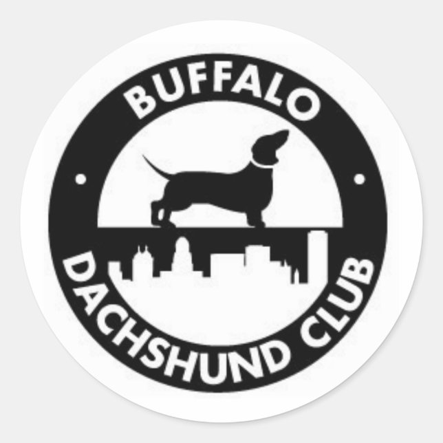 Rond Sticker Buffalo Dachshund Club (Devant)