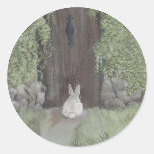 Rond Sticker Bunny