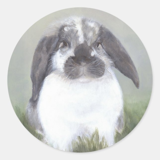Rond Sticker Bunny (Devant)