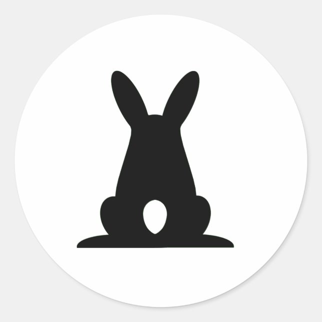 Rond Sticker Bunny Butt (Devant)