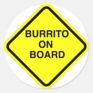 Rond Sticker Burrito
