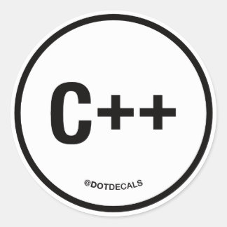 Rond Sticker C++
