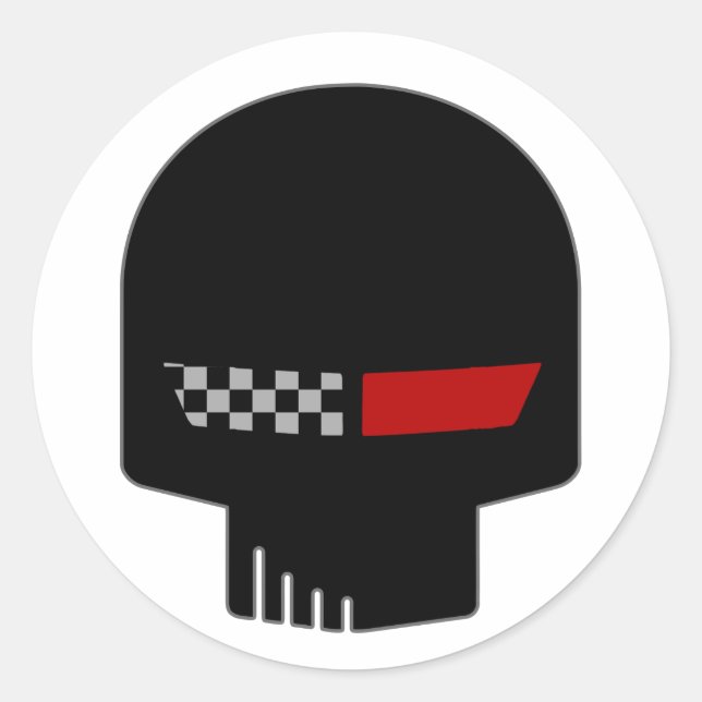 Rond Sticker C4 Corvette JAKE (Devant)