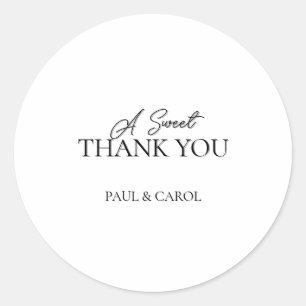 Rond Sticker cadeau de gâteau de commercialisation - Ap