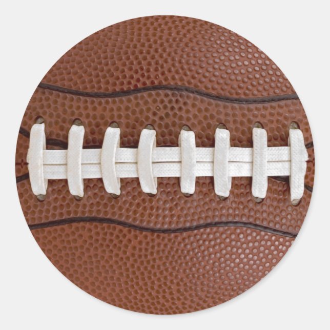 Rond Sticker cadeau du joueur de football (Devant)