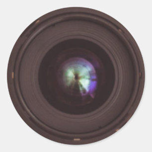 Rond Sticker Caméra caché