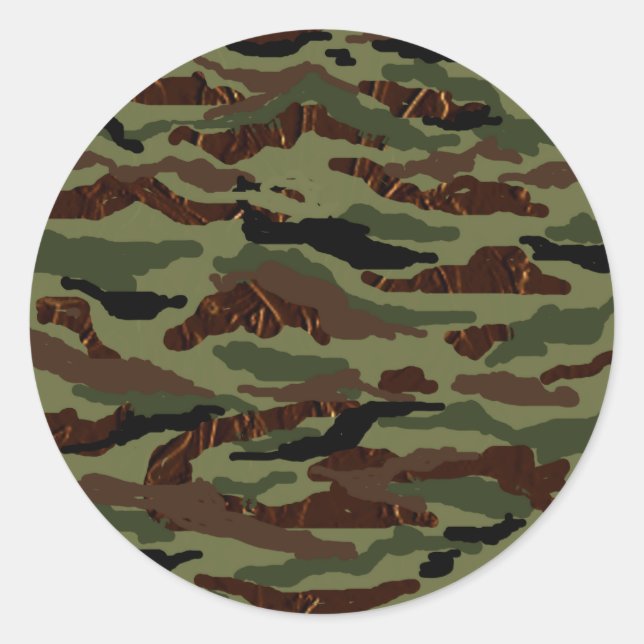 Rond Sticker Camouflage (Devant)