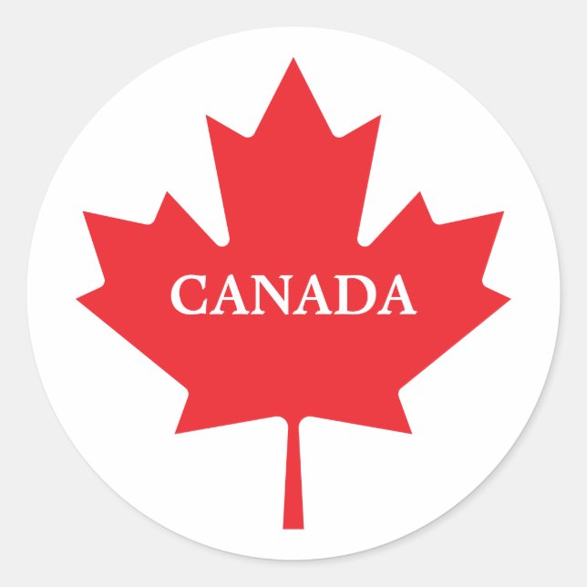 Rond Sticker CANADA (Devant)