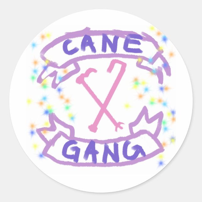 Rond Sticker Cane Gang (Devant)
