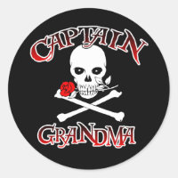 Sticker capitaine Grandma