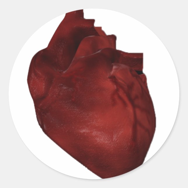 Rond Sticker cardiaque (Devant)