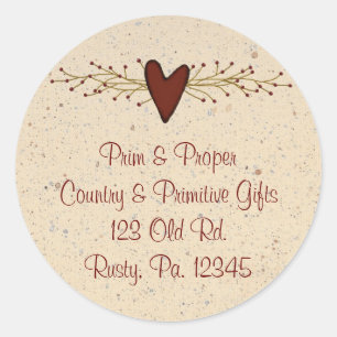Rond Sticker cardiaque primitif
