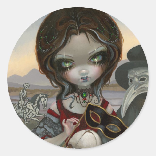 Rond Sticker "Carnevale di Morte" (Devant)